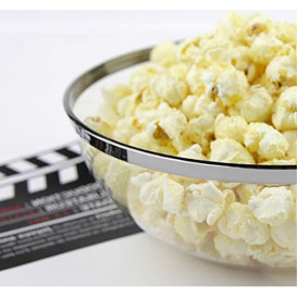 Plastic Bowl with Rim PS Crystal Hard 400ml Ø14cm (8 Units) 