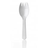 Plastic Fork Spork PS 9,8cm (100 Units)  