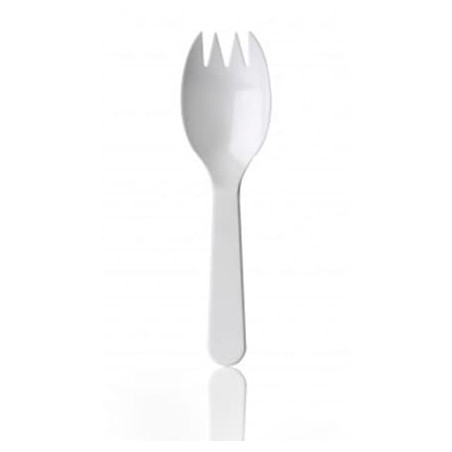 Plastic Fork Spork PS 9,8cm (100 Units)  