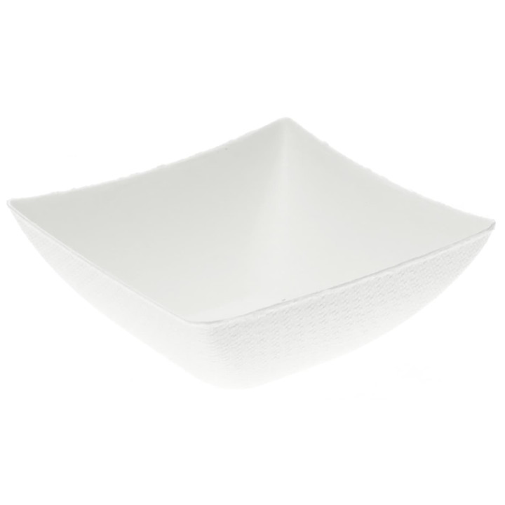 Sugarcane Mini Bowl Square Shape White 7x7cm (600 Units)