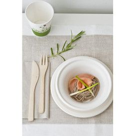 Sugarcane Bowl White Ø15cm 400ml (25 Units)