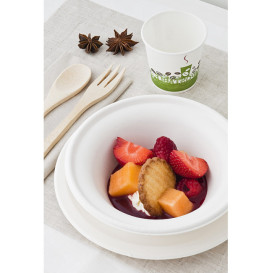 Sugarcane Bowl White Ø15cm 400ml (300 Units)