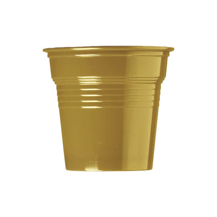 Plastic Shot PS Gold 80ml Ø5,7cm (750 Units)