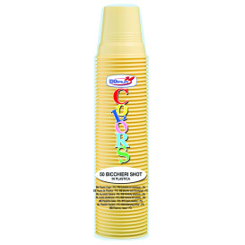 Plastic Shot PS Cream 80ml Ø5,7cm (1500 Units)