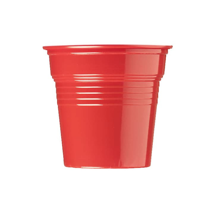 Plastic Shot PS Red 80ml Ø5,7cm (1500 Units)