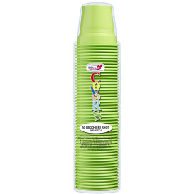 Plastic Shot PS Lime Green 80ml Ø5,7cm (50 Units) 