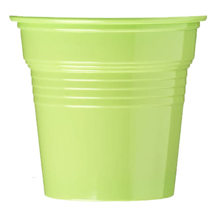 Plastic Shot PS Lime Green 80ml Ø5,7cm (50 Units) 