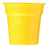 Plastic Shot PS Yellow 80ml Ø5,7cm (50 Units) 