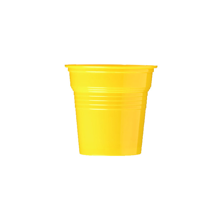 Plastic Shot PS Yellow 80ml Ø5,7cm (1500 Units)