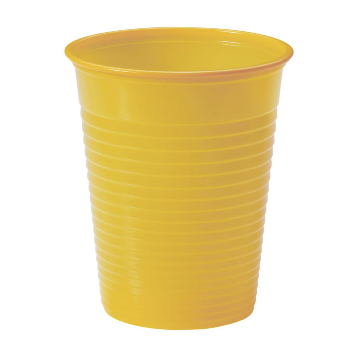 Plastic Cup PS Mango 200ml Ø7cm (50 Units) 
