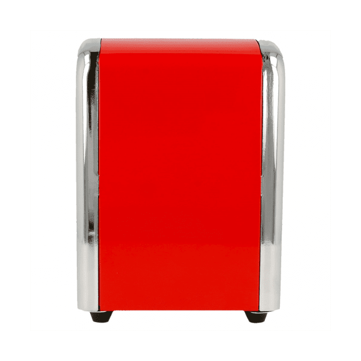 Napkin Steel Dispenser "Miniservis" Red 10,5x9,7x14cm  (1 Unit)