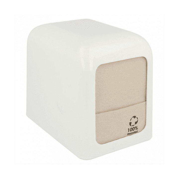 Napkin Plastic Dispenser "Miniservis" White 15x10x12,5cm  (1 Unit)