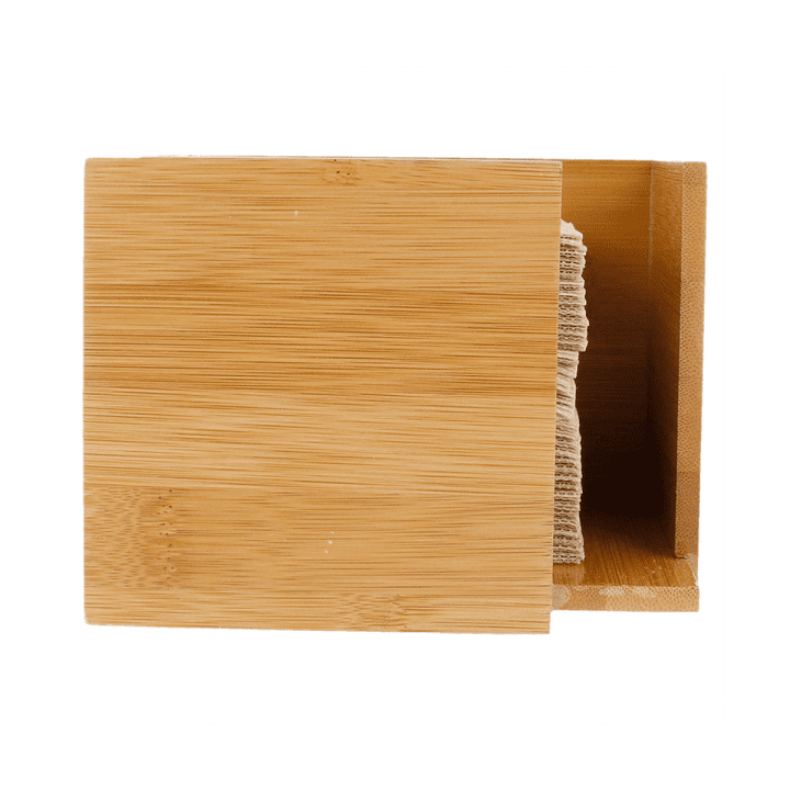 Bamboo Napkin Holder 13,5x13,5x10cm (12 Units)