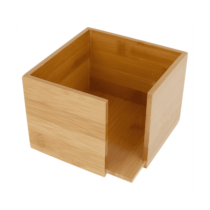 Bamboo Napkin Holder 13,5x13,5x10cm (12 Units)