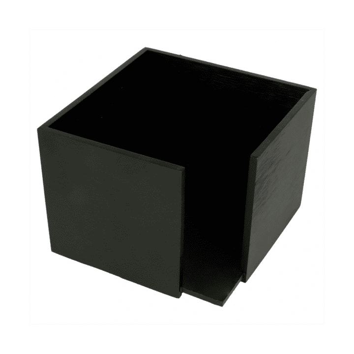 Bamboo Napkin Holder Black 13,5x13,5x10cm (1 Unit) 