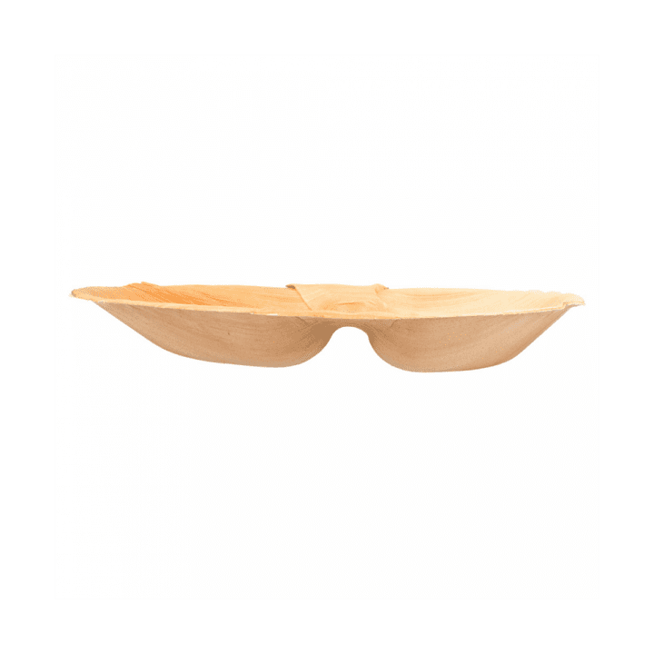 Palm Leaf Tray Oval Shape 2C 27x15x2,5cm (25 Units) 