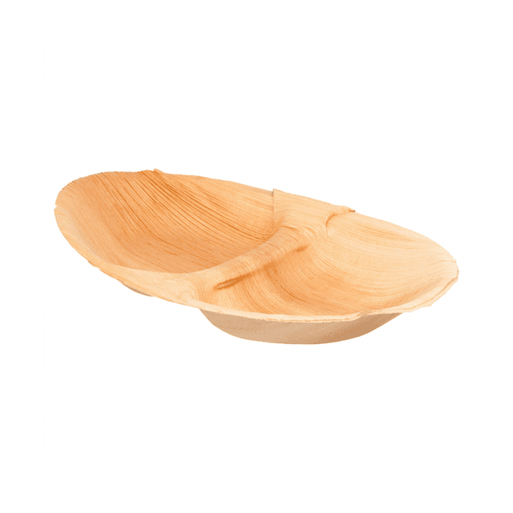 Palm Leaf Tray Oval Shape 2C 27x15x2,5cm (25 Units) 