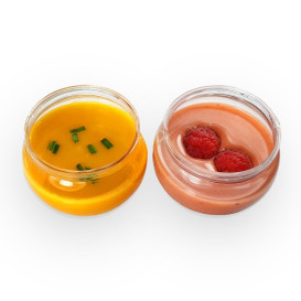 Tasting Mini Vase PET Clear 80ml (300 Units)