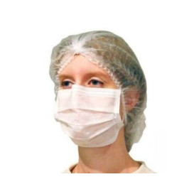 Disposable Surgical Mask Rectangular Shape "TST" White 2C (50 Units)