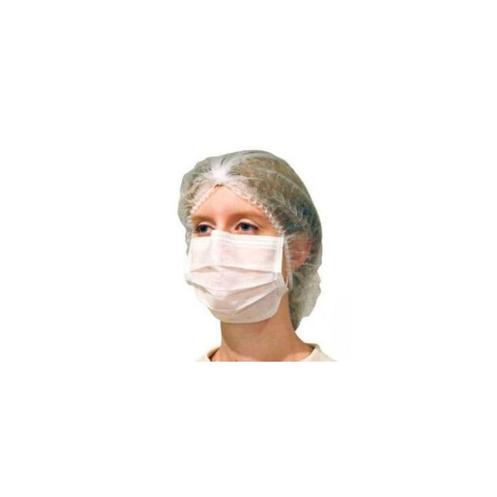 Disposable Surgical Mask Rectangular Shape "TST" White 2C (1000 Units)