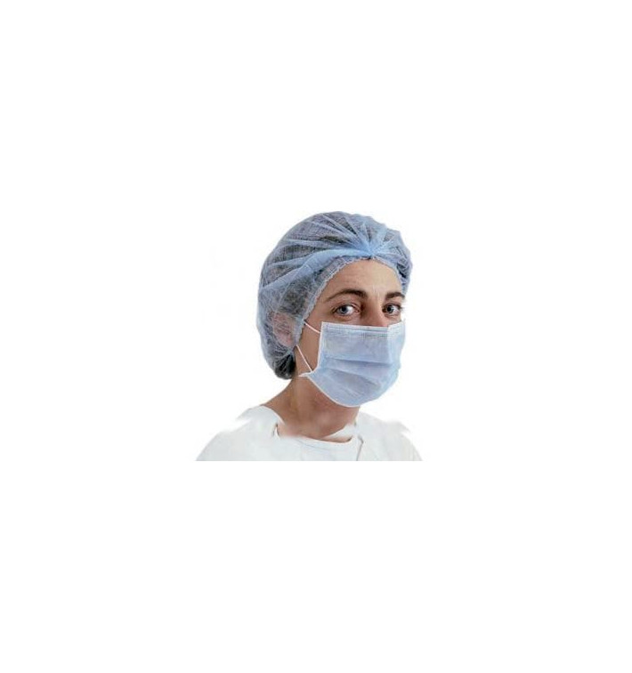 Disposable Surgical Mask Rectangular Shape "TST" Blue 2C (1000 Units)