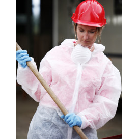 Disposable Plastic Coverall "TST" PP Hood Zipper 25g Size XL (1 Unit) 