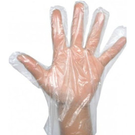 Plastic Glove PE "EVA" Folded Clear (100 Units)