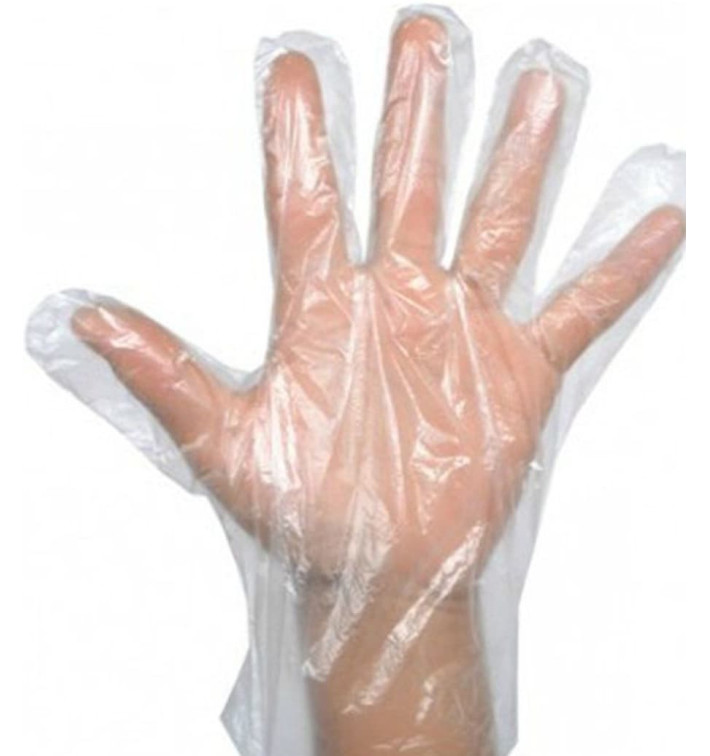 Plastic Glove PE "EVA" Folded Clear (2000 Units)