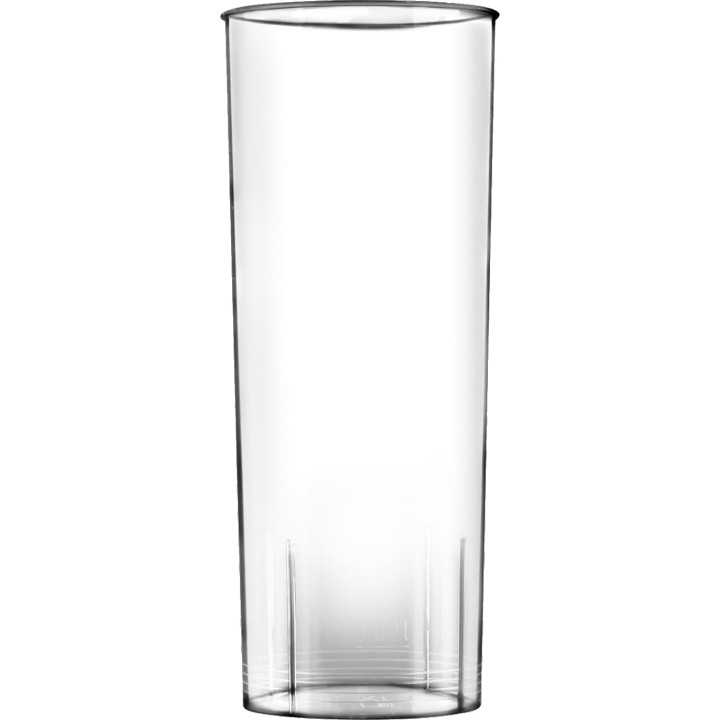 Plastic Collins Glass PS "Moon" Clear 300ml (10 Units) 