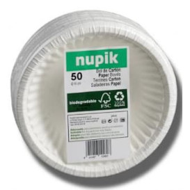 Paper Bowl Biodegradable White 250ml (50 Units) 