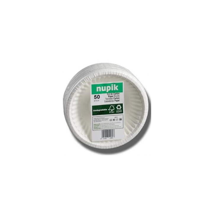 Paper Bowl Biodegradable White 250ml (50 Units) 