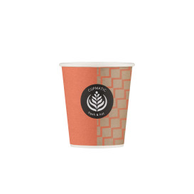 Paper Cup "Cupmatic" 8 Oz/210ml Ø7,0cm (100 Units)  