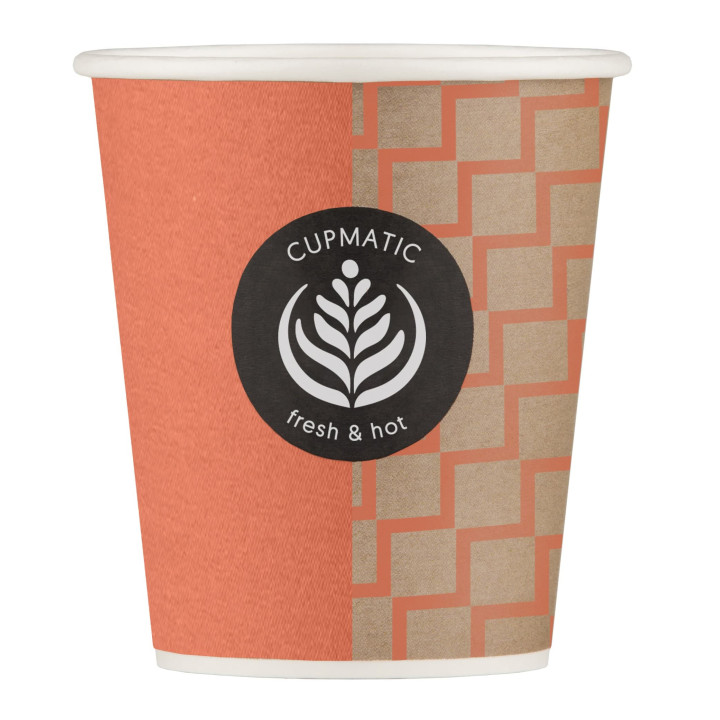 Paper Cup "Cupmatic" 8 Oz/210ml Ø7,0cm (100 Units)  