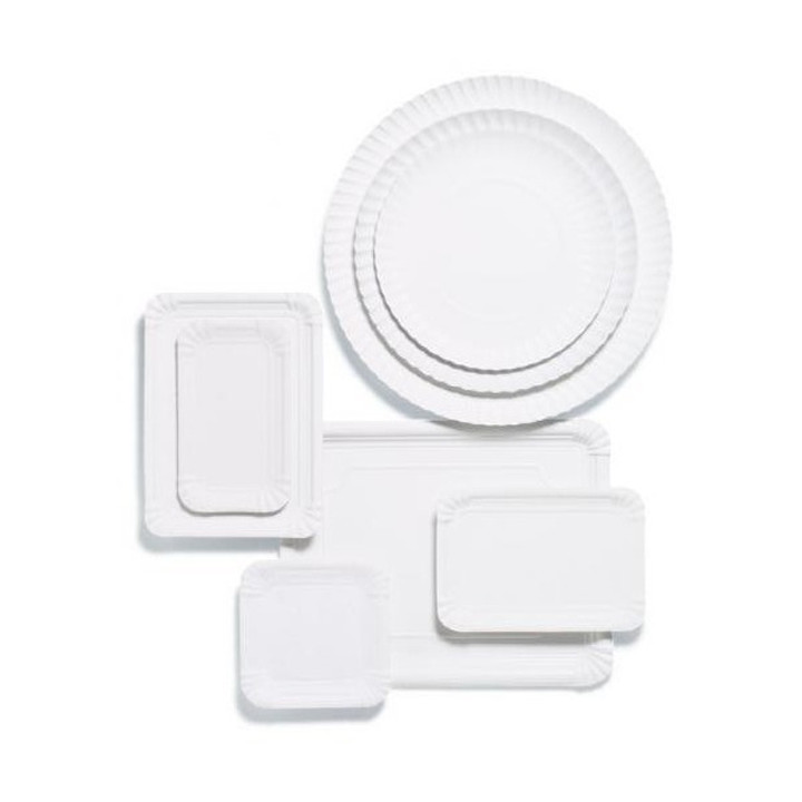 Paper Tray Rectangular shape White 28x36 cm (100 Units)  