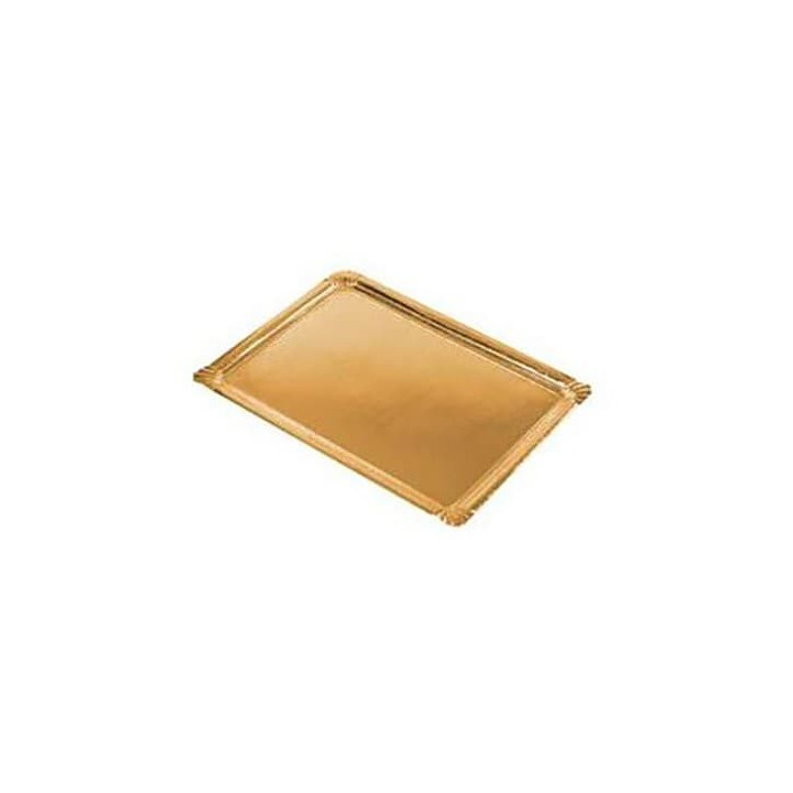 Paper Tray Rectangular shape Gold 10x16 cm (2200 Units)