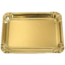 Paper Tray Rectangular shape Gold 20x27 cm (800 Units)
