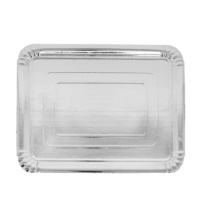 Paper Tray Rectangular shape Silver 20x27 cm (100 Units)  