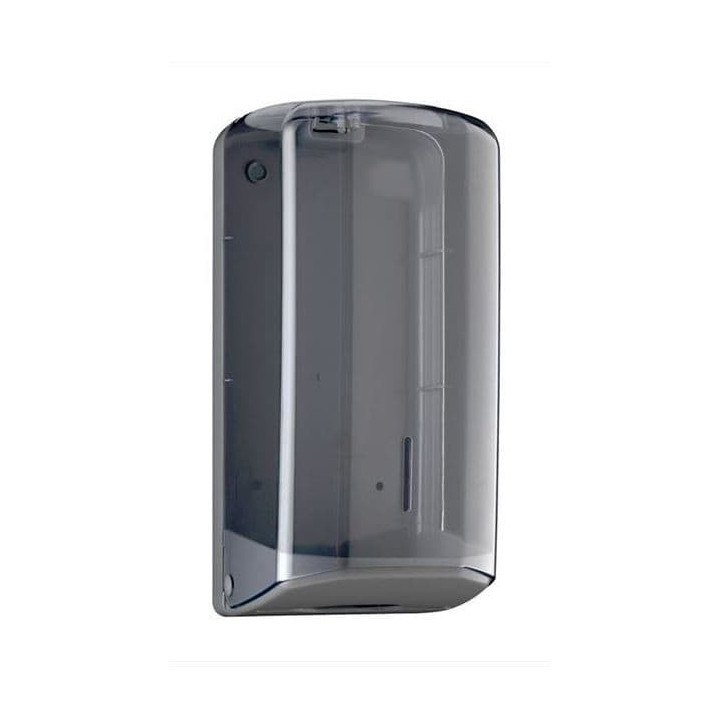 Plastic Bulk Pack Toilet Tissues Dispenser Flat Z folding ABS Smoked  (1 Unit)