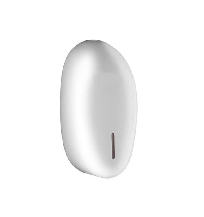Plastic Soap Dispenser Auto ABS White 900 ml  (1 Unit) 