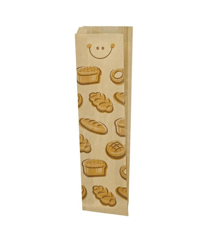 Paper Food Bag "Panes" 9+5x50cm (1000 Units)