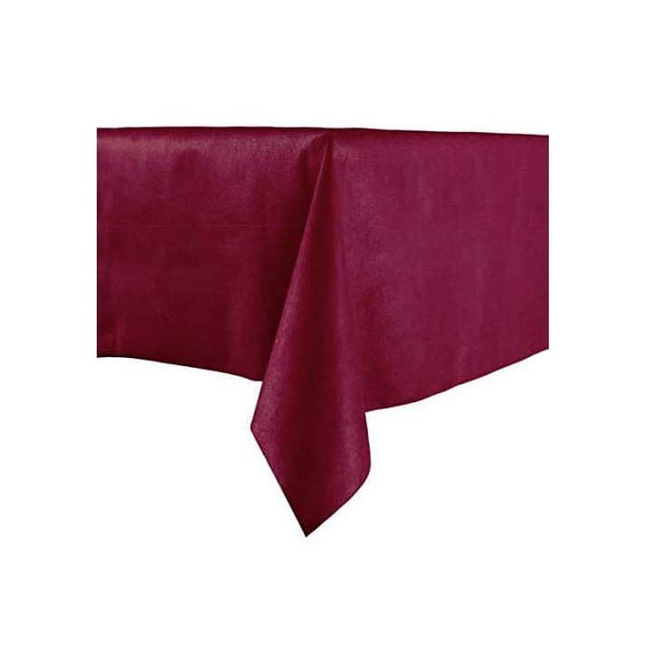 Tablecloth Novotex Non-Woven Burgundy 100x100cm (150 Units)  