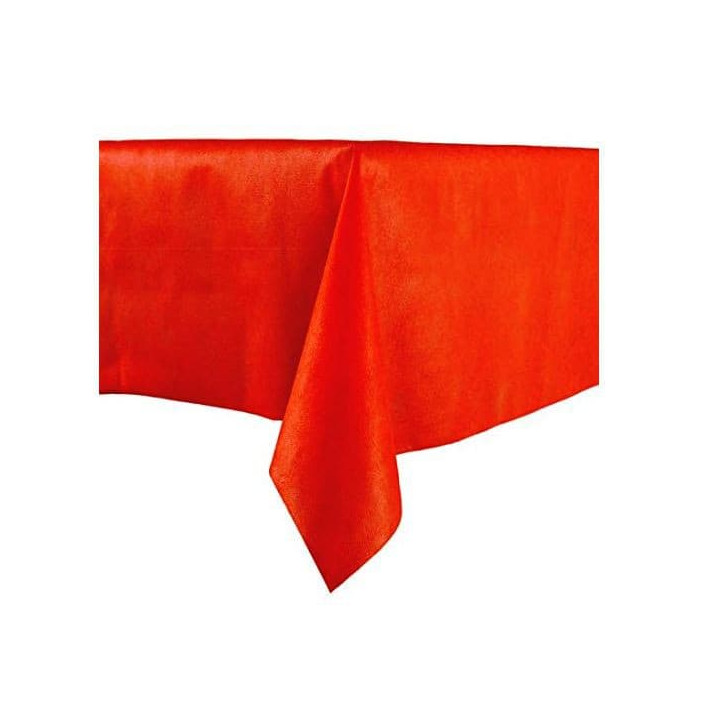 Tablecloth Novotex Non-Woven Red 100x100cm (150 Units)  