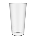 Plastic Pint Glass SAN Reusable 568ml (5 Units) 