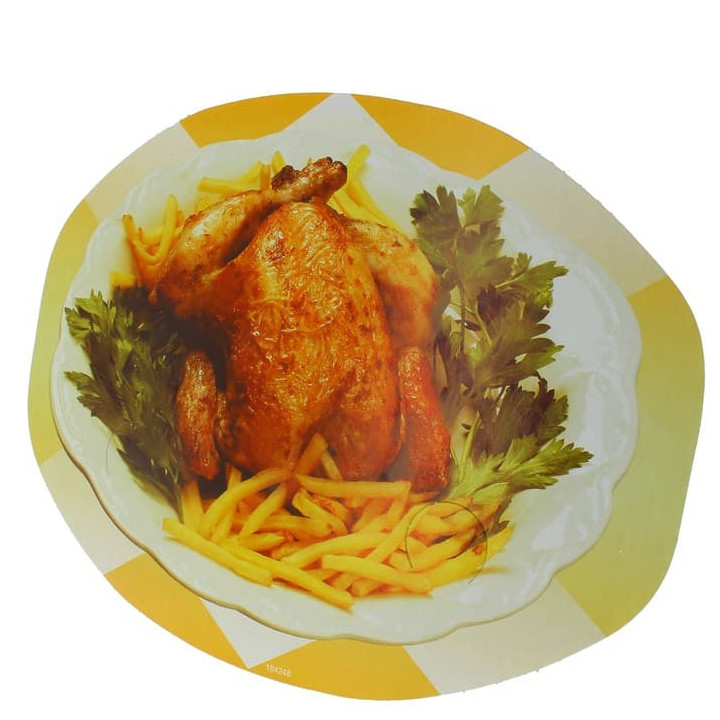 Paper Lid for Roast Chicken with holes Round Shape 2400ml (500 Units)