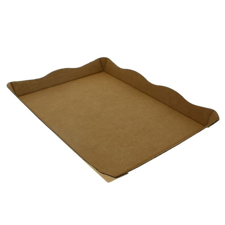 Cardboard Tray Fast Food Kraft (10 Units)