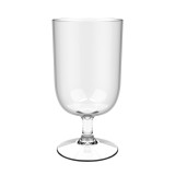 Plastic Stemmed Beer Glass TRITAN Reusable "Bio Based" 354ml (1 Unit) 