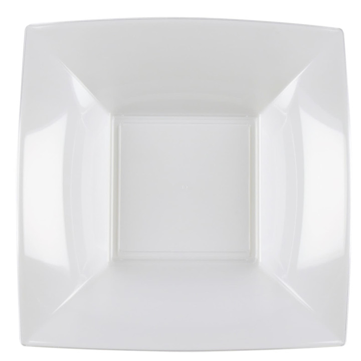 Reusable Plate Deep Clear "Bio Based" "Nice" PP 18 cm (300 Units)