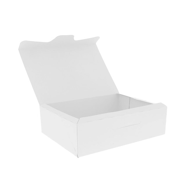 Paper Bakery Box White 18,2x13,6x5,2cm 500g (25 Units)