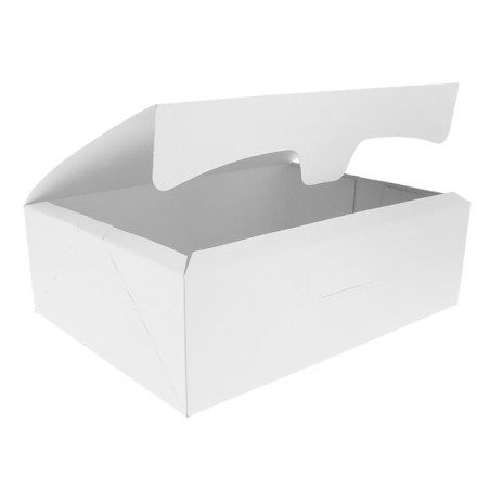 White cardboard pastry box 2 kg