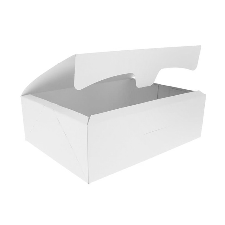 Paper Bakery Box White 25,8x18,9x8cm 2Kg (25 Units)